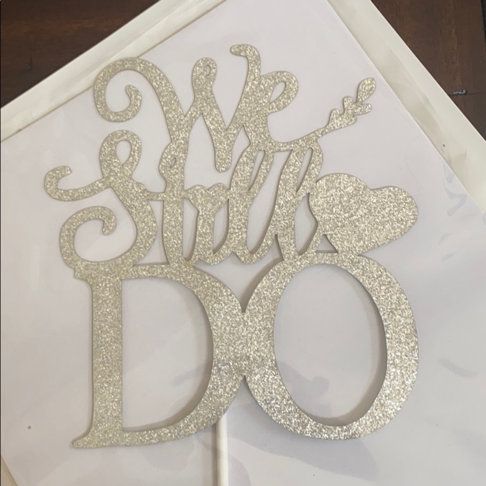 Wedding/anniversary cake topper
